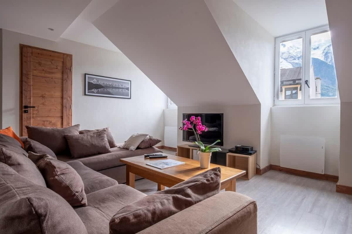 L'Appart 52, Magnifique Duplex En Plein Coeur De Chamonix-Mont-Blanc Exteriér fotografie